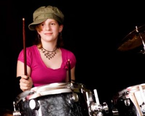 girl-drums-lessons